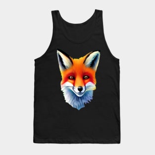 BEAUTIFUL BROWN EYED FOX CUTE Tank Top